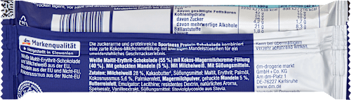 Proteínová čokoláda kokos-mandle Sportness