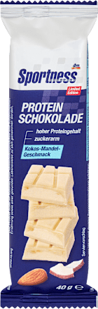 Proteínová čokoláda kokos-mandle Sportness