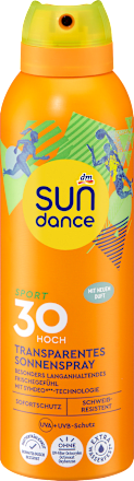 Sonnenspray Sport transparent, LSF 30 SUNDANCE