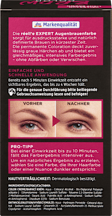 Augenbrauenfarbe hellbraun réell‘e EXPERT