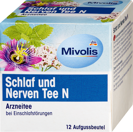 Arzneitee, Schlaf & Nerven Tee N (12 Beutel) Mivolis