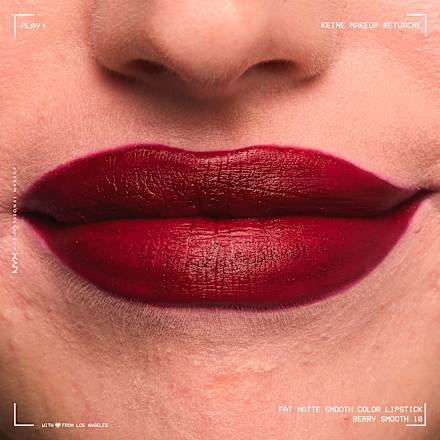 Lippenstift Fat Matte Smooth 18 Berry Smooth NYX PROFESSIONAL MAKEUP