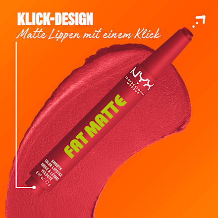 Lippenstift Fat Matte Smooth 16 Plushin' Plum NYX PROFESSIONAL MAKEUP