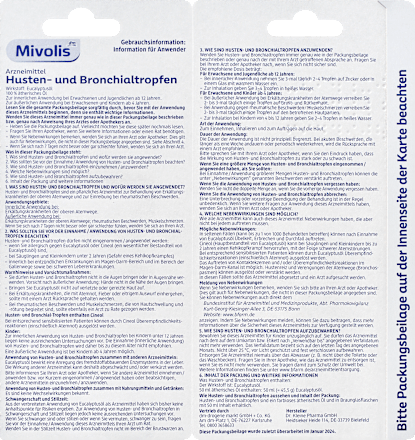 Husten- und Bronchialtropfen Mivolis