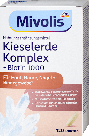 Kieselerde Komplex + Biotin 1000, Tabletten 120 St Mivolis