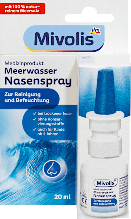 Meerwasser Nasenspray Mivolis