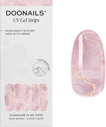 UV Nagelfolien Rose Marble Doonails
