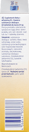 žvýkací tablety pro děti s vitamínem D3 Mivolis