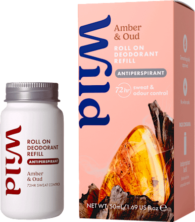 deodorant antiperspirant roll-on Amber & Oud, náhradní náplň Wild