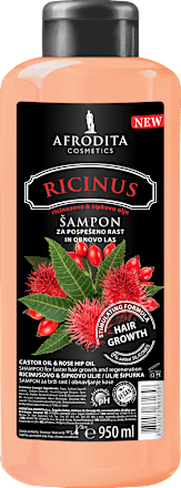 Šampon za rast kose – Ricinus  AFRODITA