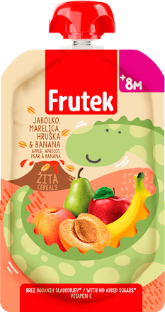 Voćna kašica sa žitaricama od cjelovitog zrna, 8+mj. Frutek