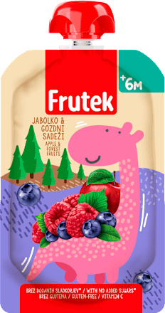 Voćna kašica jabuka šumsko voće pouch 6+ mj. Frutek