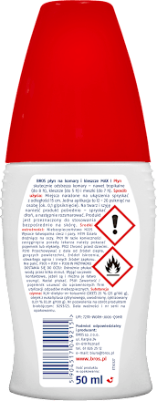 Płyn na komary i kleszcze MAX   BROS