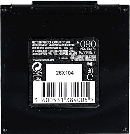 Fit Me Matte + Poreless puder matujący 090 MAYBELLINE NEW YORK