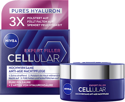Nachtcreme Anti Age Cellular Expert Filler NIVEA