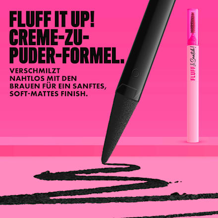 Augenbrauenstift Puder Fluff & Snatch 08 Schwarz NYX PROFESSIONAL MAKEUP