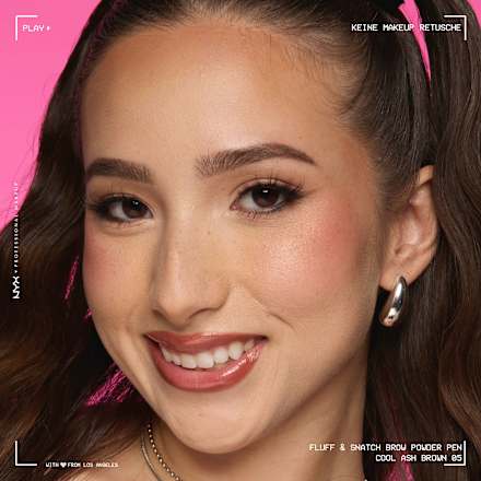 Augenbrauenstift Puder Fluff & Snatch 05 Cool Ash Brown NYX PROFESSIONAL MAKEUP