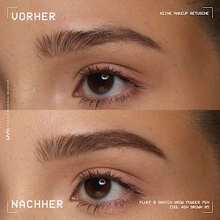 Augenbrauenstift Puder Fluff & Snatch 05 Cool Ash Brown NYX PROFESSIONAL MAKEUP