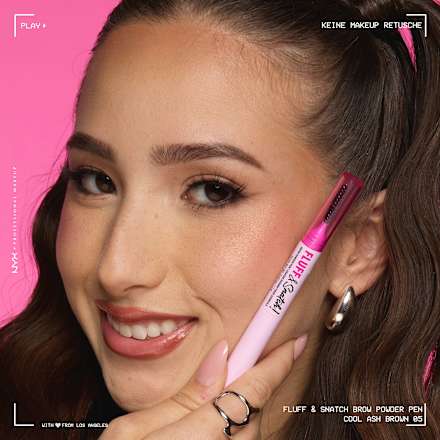 Augenbrauenstift Puder Fluff & Snatch 05 Cool Ash Brown NYX PROFESSIONAL MAKEUP