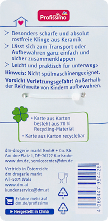 Keramik-Obstmesser on tour Profissimo