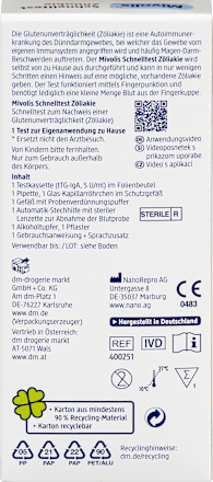 Schnelltest Zöliakie, 1 Anwendung Mivolis