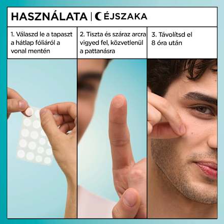 Pattanás tapasz Pimple Patch GARNIER PureActive