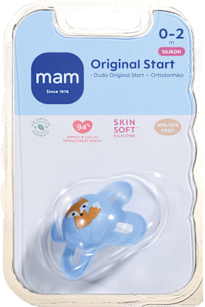 Ortodontska duda Original Start, Nature, 0-2m mam