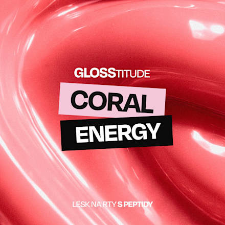 lesk na rty Glosstitude 04 Coral Energy GABRIELLA SALVETE