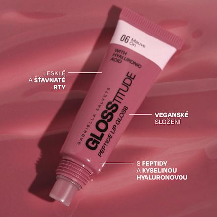lesk na rty Glosstitude 06 Mauve On GABRIELLA SALVETE