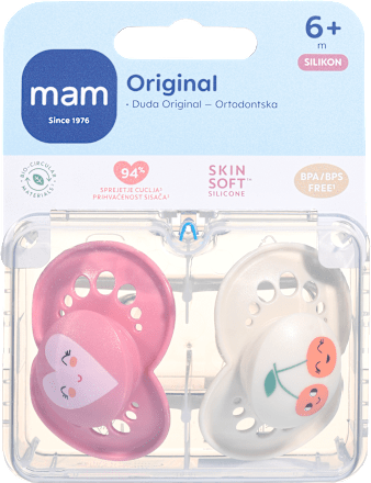 Ortodontska duda Original, Smile, 6m+ mam