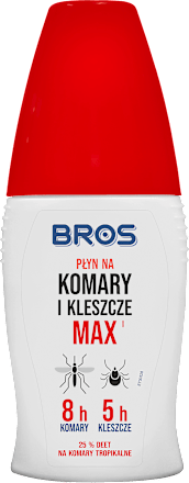 Płyn na komary i kleszcze MAX   BROS