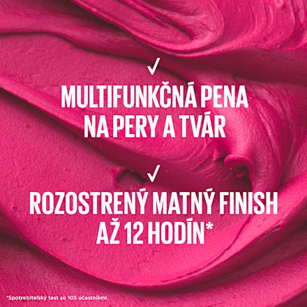 Matná lícenka a rúž CloudTopia - 03 Divine Crimson MAYBELLINE NEW YORK