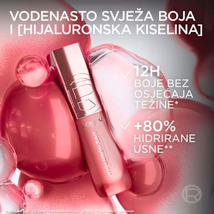 Serum za usne Hyaluron Tint Lip Stain – 420 Le Rouge Paris L'ORÉAL PARiS