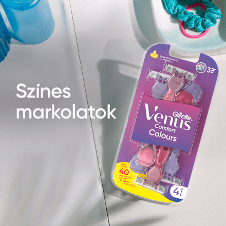 Női eldobható borotva Venus Comfort Colours Gillette Venus
