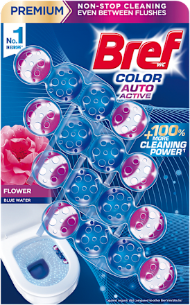 WC blok Color Auto Active Flower 4x50 g Bref