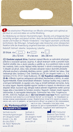 elastické náplastí s květinovým motivem Mivolis