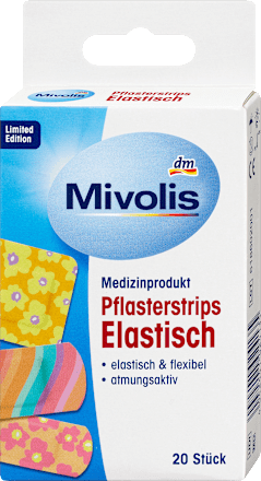 elastické náplastí s květinovým motivem Mivolis
