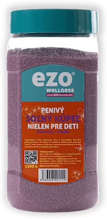 Penivá soľ do kúpeľa 4v1 - fialová Ezo