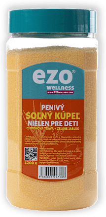 Penivá soľ do kúpeľa 4v1 - žltá Ezo