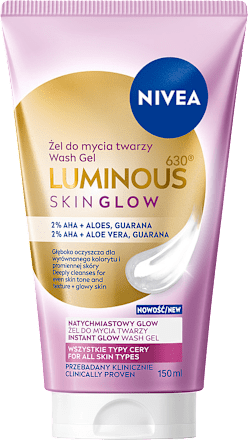 Żel do mycia twarzy Luminous630 Skin Glow NIVEA