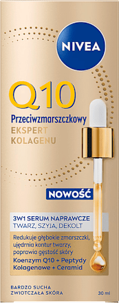 3w1 Serum Naprawcze Q10 Przeciwzmarszczkowy Ekspert Kolagenu NIVEA