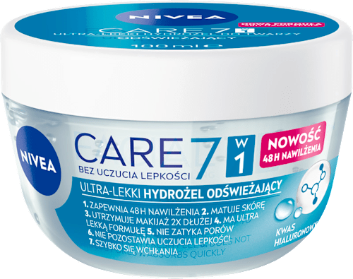 Ultra-lekki Hydrożel odświeżający Care 7w1 NIVEA