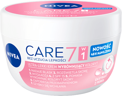 Ultra-lekki krem wyrównujący koloryt Care 7w1 NIVEA