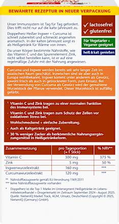 Sticks Heißer Ingwer + Curcuma Doppelherz