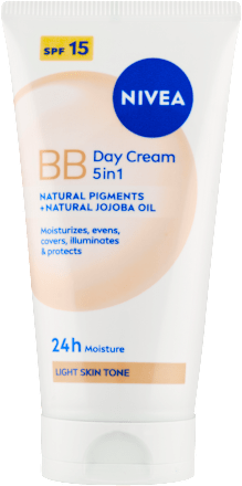 hydratační denní BB krém 5 v 1, Light SPF15  NIVEA