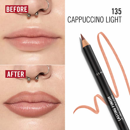 Olovka za usne Lasting Finish 90s Nude Collection – 135 Cappuccino Light RIMMEL LONDON