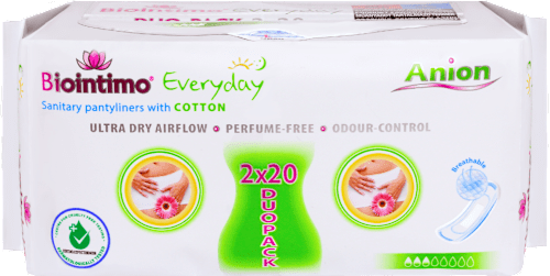 Tisztasági betét Everyday, duopack Biointimo