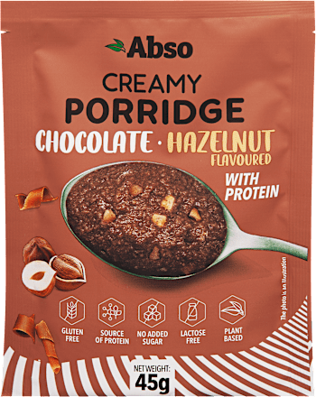 Krémkása, csokoládé-mogyoró Abso