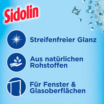 Glasreiniger Cristal 3in1 Sidolin