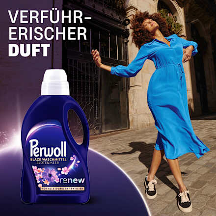 Waschmittel für dunkle Farben Blütenmeer Perwoll